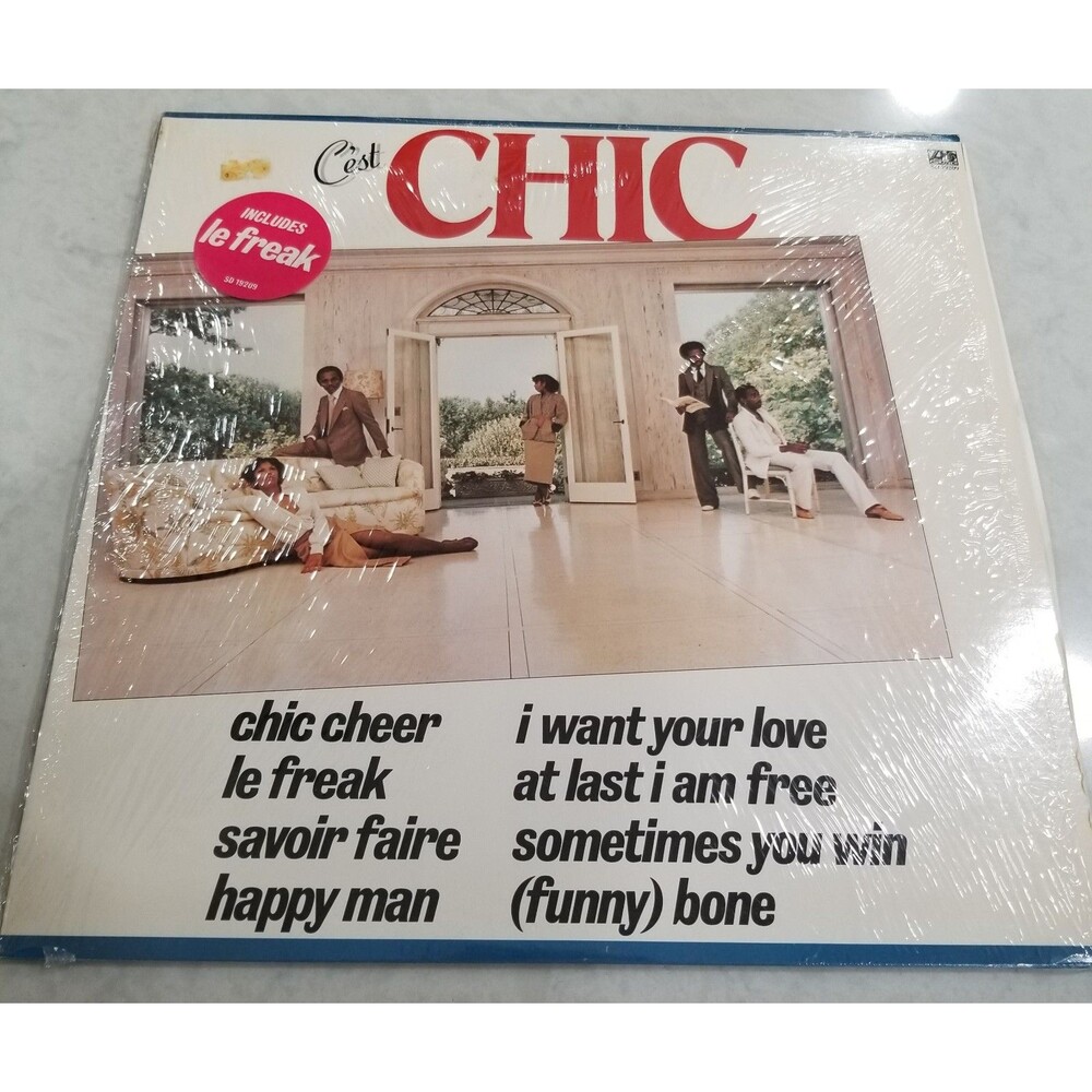 Chic – C’est Chic LP 1978 First Press VG+ Shrink + Hype Sticker